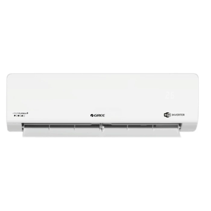 Gree Cosmo 1.5 Ton Inverter Split Type Air Conditioner GS-18XCOA1V with official warranty badge.
