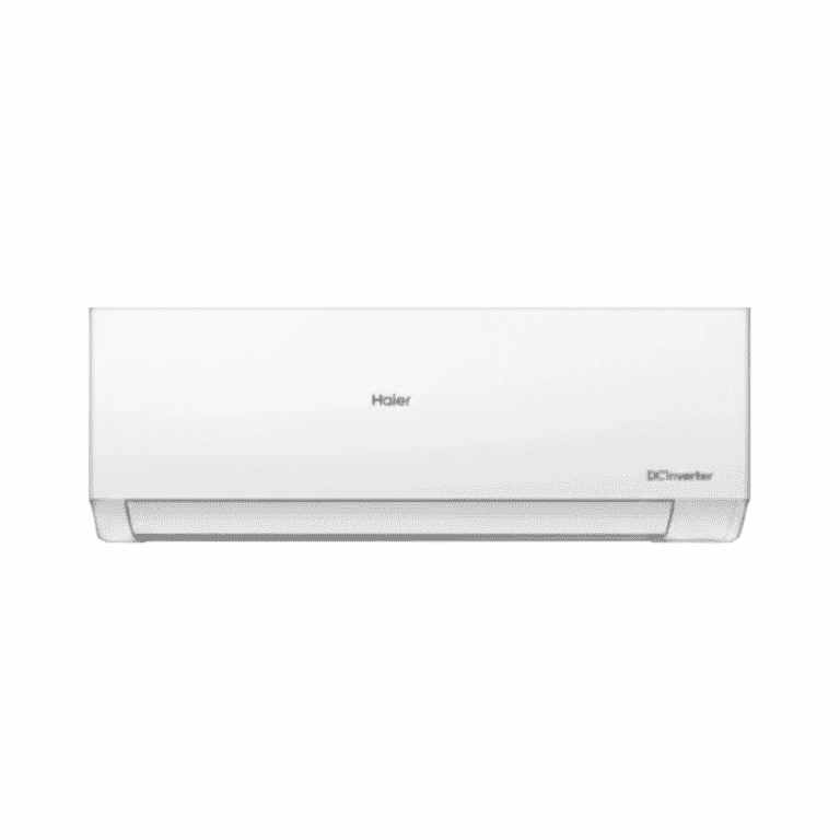 Haier 1.5 Ton Non Inverter Split AC 18Turbocool Pro with hidden LED display.