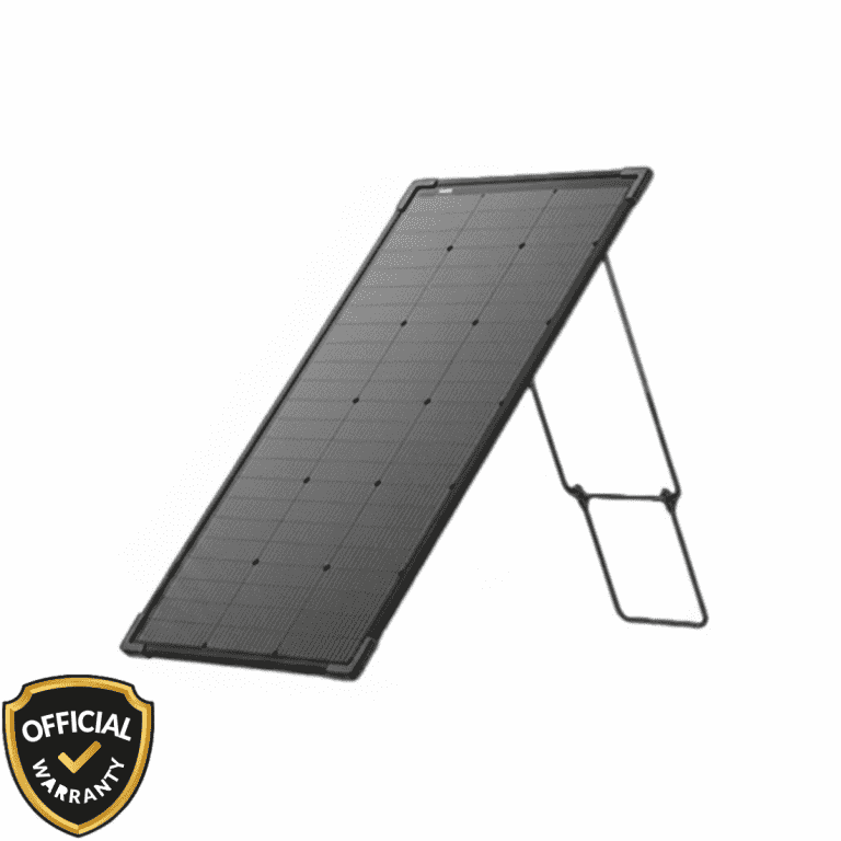EcoFlow 400W Solar Panel with kickstand for charging portable power stations.