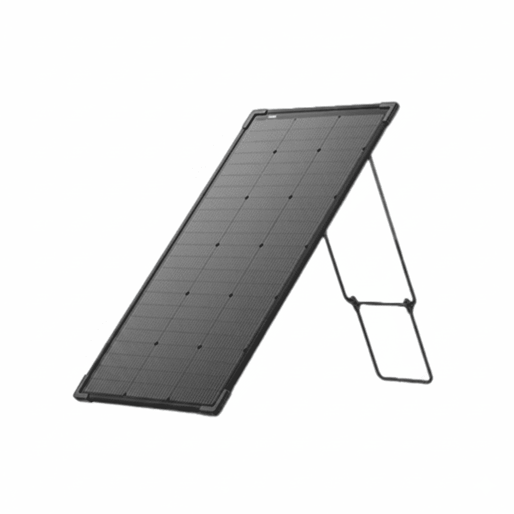 EcoFlow 400W Solar Panel with kickstand for charging portable power stations.