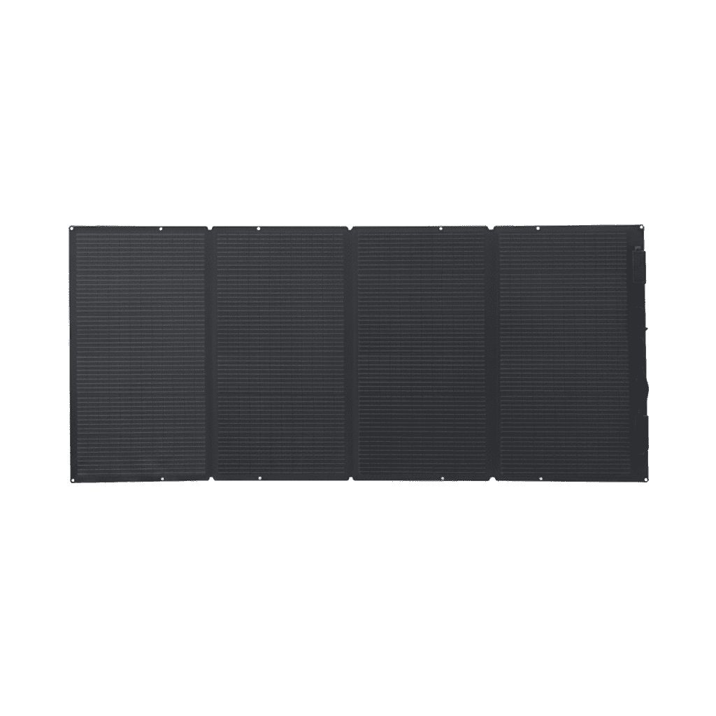 EcoFlow 400W Foldable Solar Panel laid flat for portable power station charging