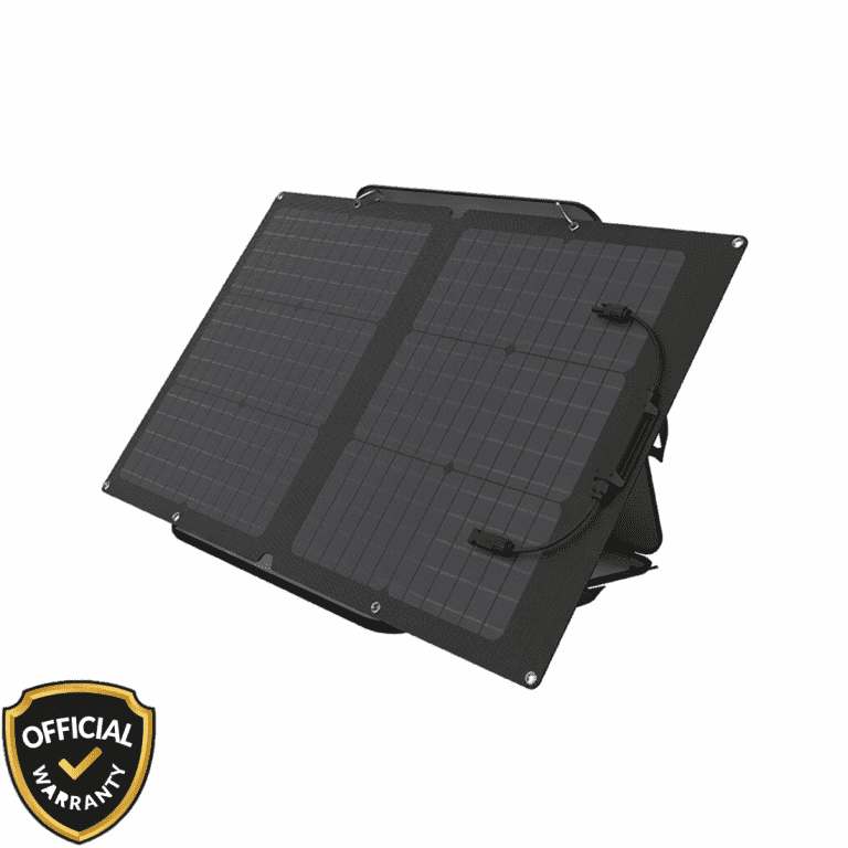 EcoFlow 400W Solar Panel with kickstand for charging portable power stations.