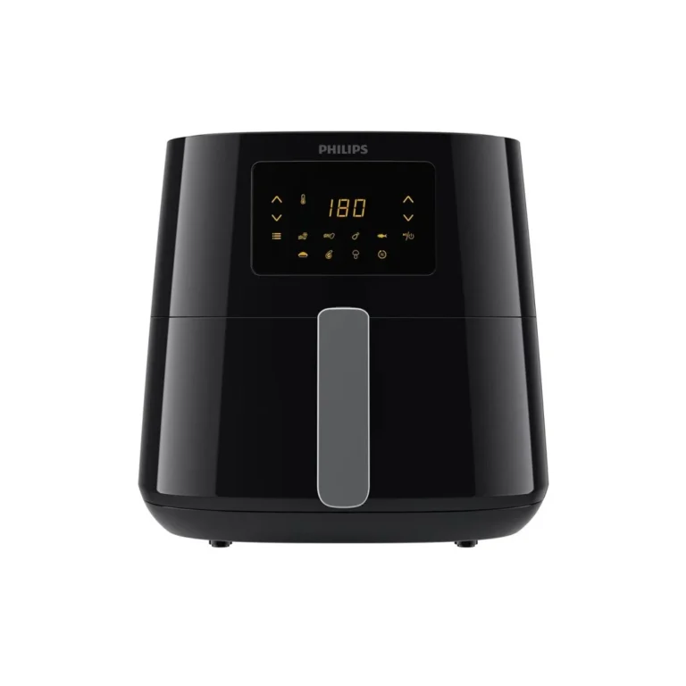 Front view of Philips Airfryer XL 6.2 Litres HD9270/70 with digital touch display and Rapid Air Technology.