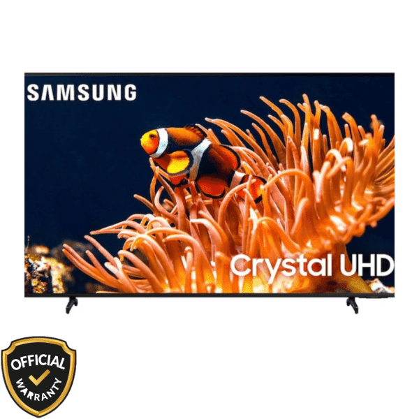 Samsung 43DU8000 43 inch Crystal 4K UHD HDR Smart TV.