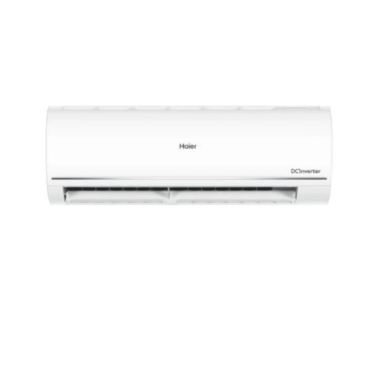 Haier 12UVCool 1 Ton Inverter Air Conditioner with UVC generator technology for healthy air.