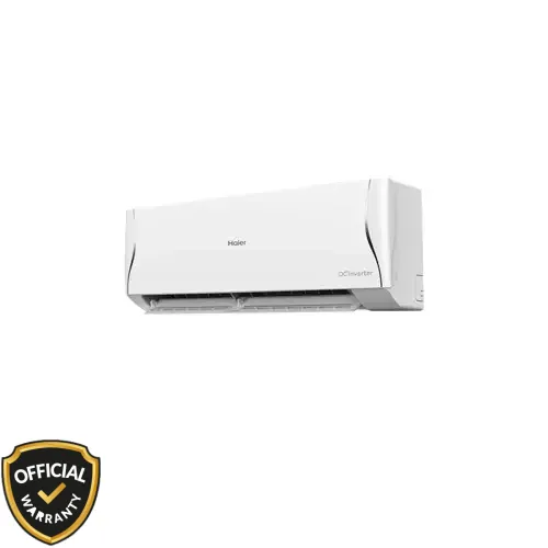 Side view of Haier 2 Ton Inverter AC HSU-24 Anti-Rust Cool (INV Pro X6) WiFi enabled