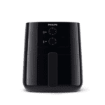 Front view of Philips HD9200/90 Essential Compact 4.1L Air Fryer with dual analog dials for time and temperature control.