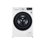 LG 9kg Fully Automatic Front Load Washing Machine FV1409S3W with AI DD and Steam technology in White.