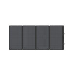 EcoFlow 400W Foldable Solar Panel laid flat for portable power station charging Back Side