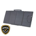 EcoFlow 400W Solar Panel with kickstand for charging portable power stations.