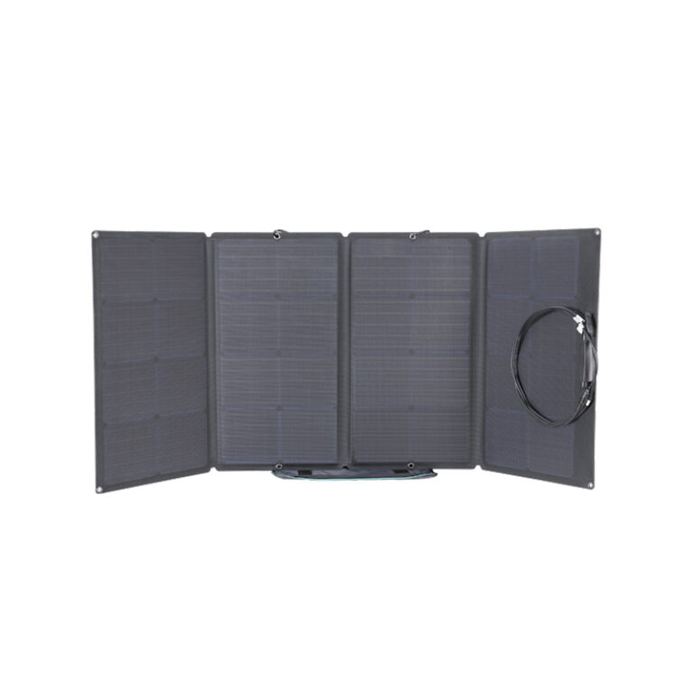 EcoFlow 400W Solar Panel with kickstand for charging portable power stations Fornt View