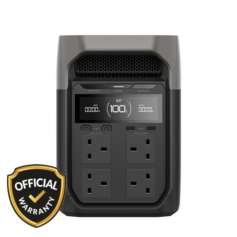 EcoFlow Delta 3 1800W Portable Smart IPS with digital display