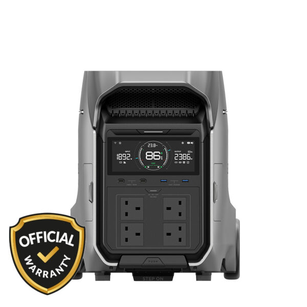 EcoFlow Delta Pro 3 4000W Portable Smart IPS with large digital display