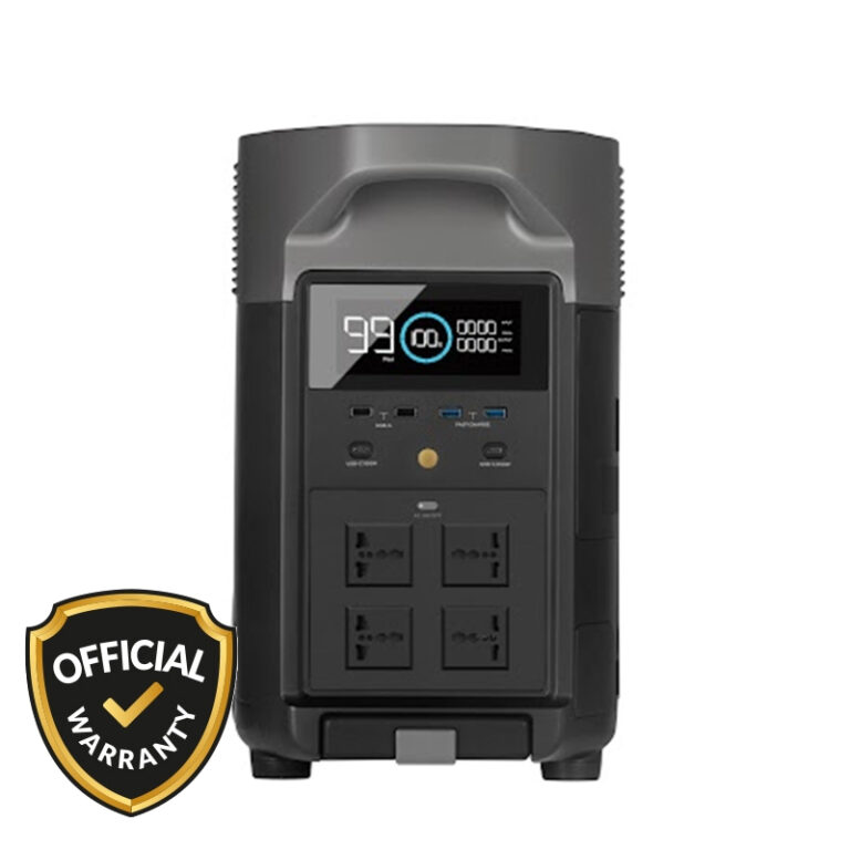 EcoFlow Delta Pro 3600W Portable Smart IPS with digital screen