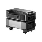 Right view of EcoFlow Delta Pro Ultra 7200W Portable Smart IPS on a rolling cart