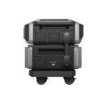Up view of EcoFlow Delta Pro Ultra 7200W Portable Smart IPS on a rolling cart