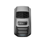 Up isometric view of EcoFlow Wave 3 Combo portable air conditioner and heater with battery pack