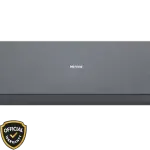 Front view of Haier 1.6 Ton Inverter Pro X6 AC HSU-19Gravity Gravity AI Series in metallic grey finish.