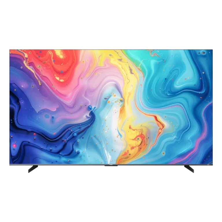Haier 100 Inch S90 QD-Mini LED 4K Google TV featuring 144Hz refresh rate Fornt view