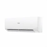 Left view of Haier 1.5 Ton Non Inverter Split Air Conditioner 18Aquacool with digital display.