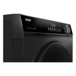Display view of Haier 9 KG Inverter Front Load Washing Machine HW90-BP12357S8 with LED display and large dark door.