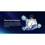 Function view of Haier 369 Liters Chest Freezer HCF-420SME with Digital Temperature Display in Charcoal Grey color.