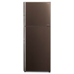 Hitachi R-VG460P8PB 403L Stylish Line Top Freezer Refrigerator in Glass Gold finish