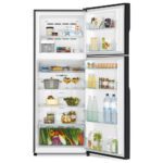 Hitachi R-VG490P8PB 443L Stylish Line Refrigerator with Gradation Open View