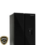 Kelvinator KRS-537SBW 537 Liter Inverter Refrigerator with Water Dispenser in black glass Close View