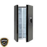 Kelvinator KRS-537SGW 537 Liter Inverter Refrigerator with Water Dispenser in grey glass finish Door View