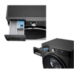 Function view of LG 11kg Fully Automatic Front Load Washing Machine with AI Direct Drive (AI DD) and ThinQ WiFi technology.