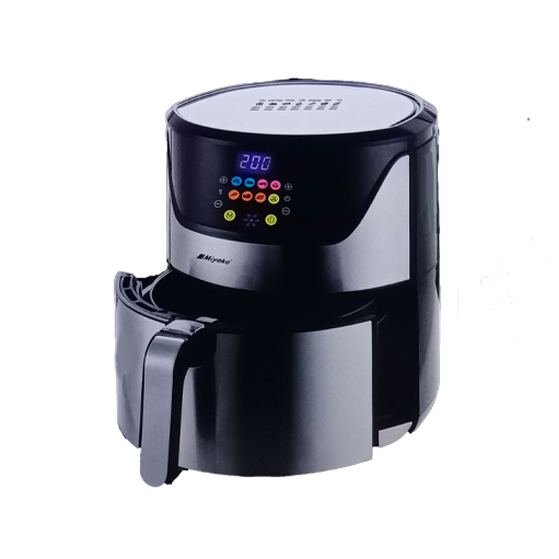 Miyako AF-506 7.5L Air Fryer Miyako AF-506 7.5L Digital Air Fryer with touch control panel and large basket.
