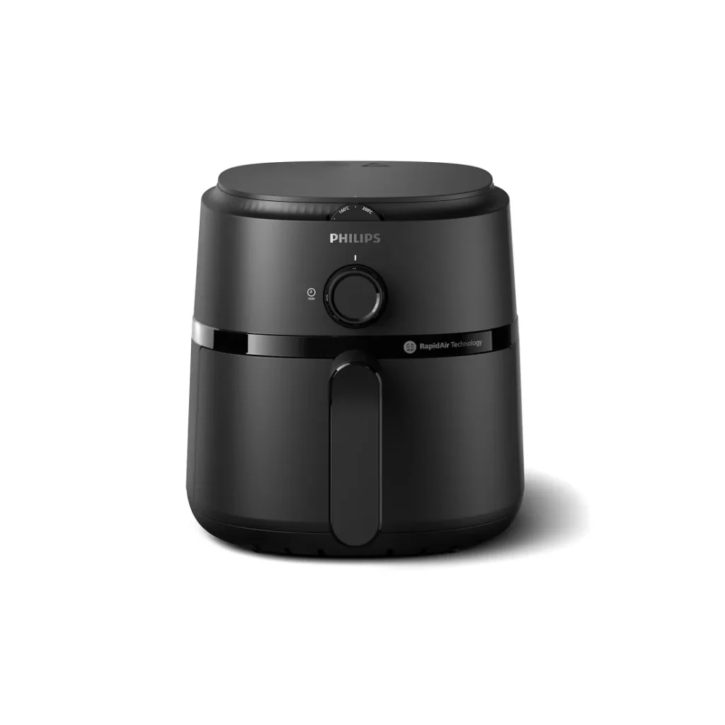Philips 3.2L 1000 Series Air Fryer NA110 with RapidAir Technology and analog timer dial.