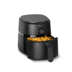 Open view of Philips 3.2L 1000 Series Air Fryer NA110 with RapidAir Technology and analog timer dial.