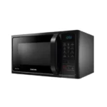 Right view of Samsung 28L Smart Convection Microwave Oven MC28H5023AK with digital control panel.