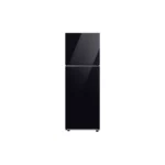 Samsung 348 Liters Bespoke AI Top Mount Refrigerator with Premium Black Glass Finish and AI Energy Saving Mode.