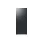 Samsung 415 Liters Top Mount Freezer Refrigerator with Metallic Silver Finish and All-around Cooling.