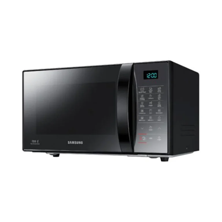 Samsung CE76JD-M 21 Liter Convection Microwave Oven front view in black Right View