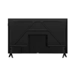 Back Panel of TCL 43S5K 43 inch FHD QLED Google TV with colorful display.