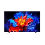 TCL 65P8K 65 inch 4K UHD QLED Google TV with vibrant display.