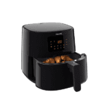 Philips XL Air Fryer HD9270 with 6.2L capacity and digital touch control panel in black.